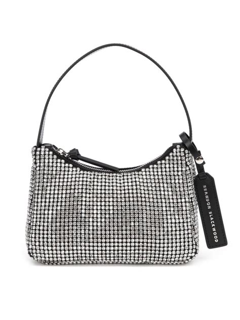 Syl Rhinestone Top Handle Bag 